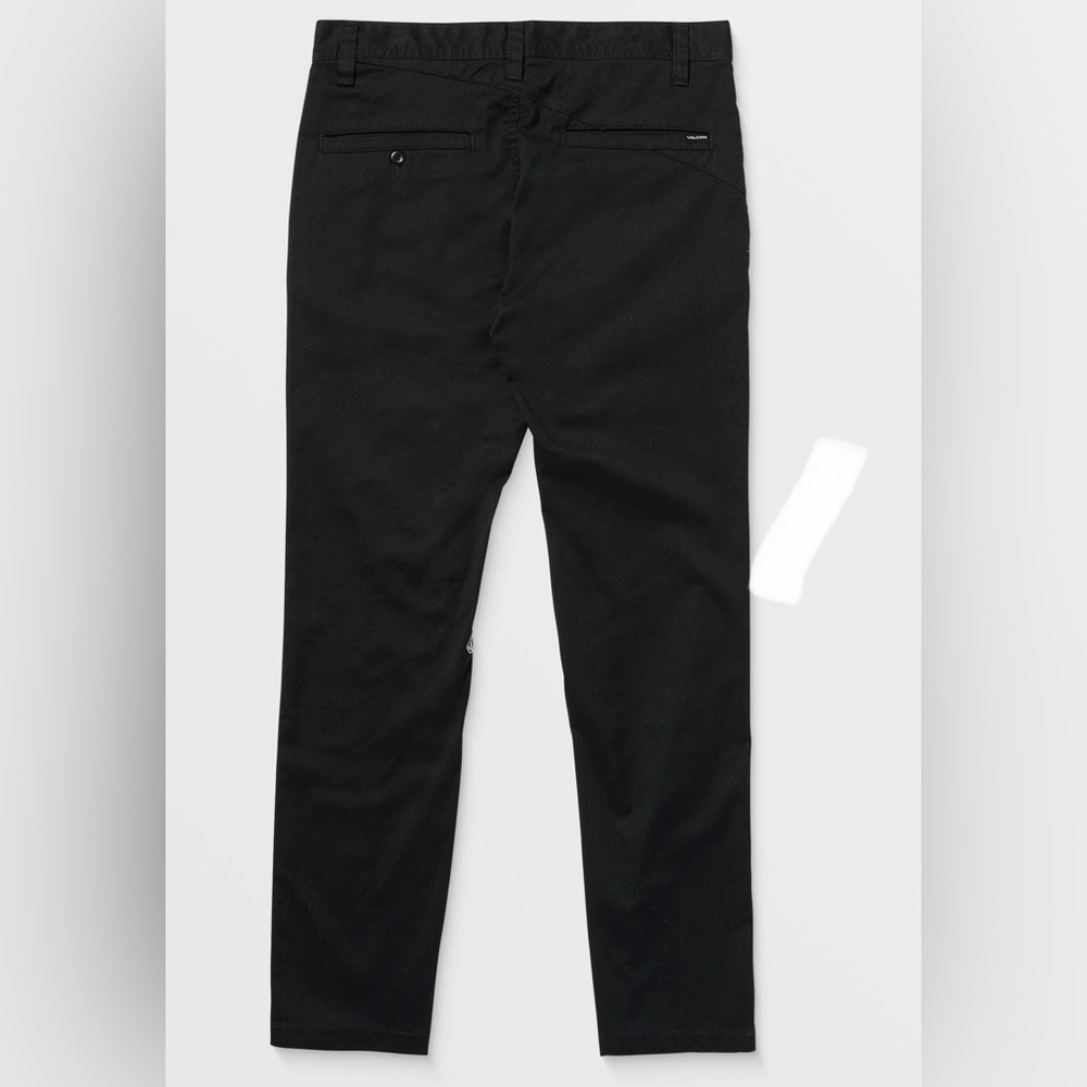 NWT Volcom Frikin Modern Stretch Chino Pants Black 32x32 - Picture 4 of 12